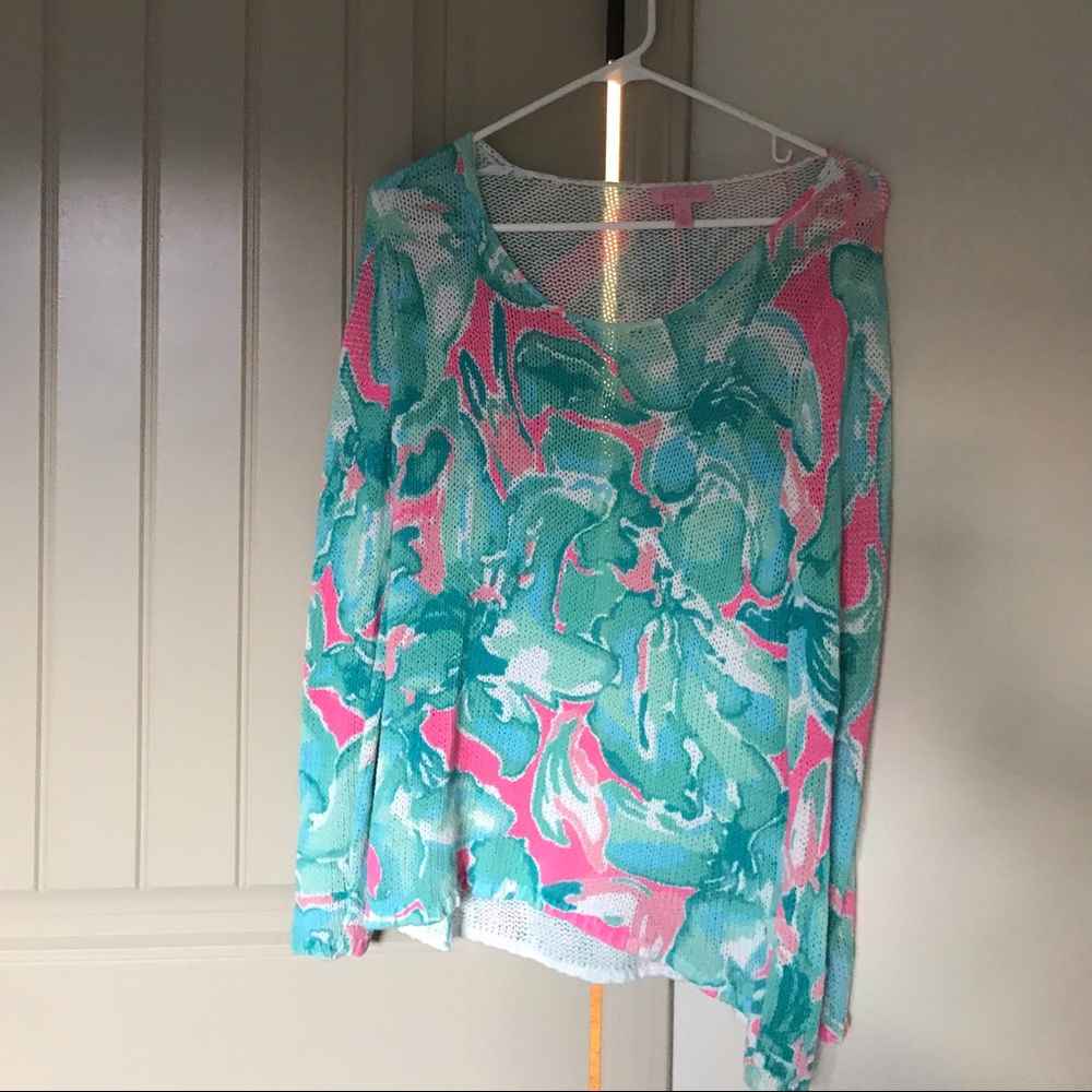 Lilly Pullitzer sweater great for summer night!